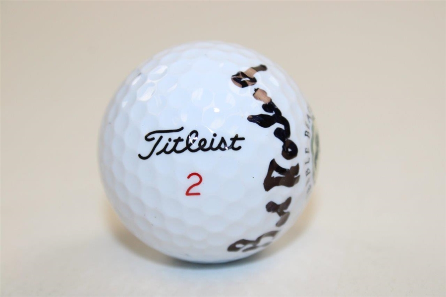 Bob Rosburg Signed Pebble Beach Golf Links Logo Golf Ball - Site of '61 Bing Crosby Win JSA ALOA