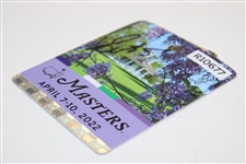 Scottie Scheffler Signed 2022 Masters SERIES Badge JSA ALOA