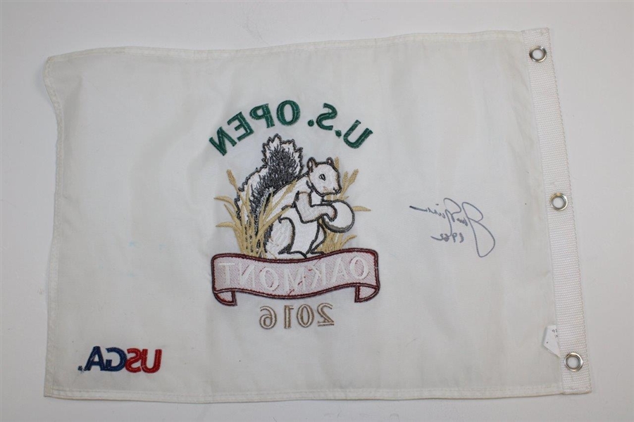 Jack Nicklaus Signed US Open Oakmont Flag 1962 Inscription 1St Major Win JSA ALOA