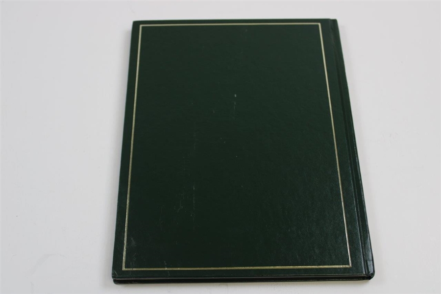 1996 Masters Tournament Green Annual Book - Nick Faldo Winner