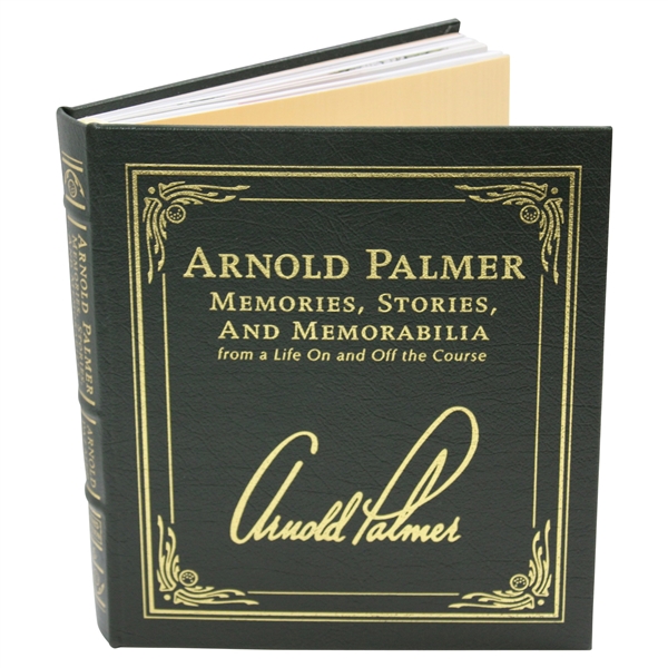 Arnold Palmer Signed Memories Stories and Memorabilia book JSA ALOA