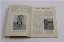 1929 'How To Play Golf' by Bobby Jones 1st Edition Booklet
