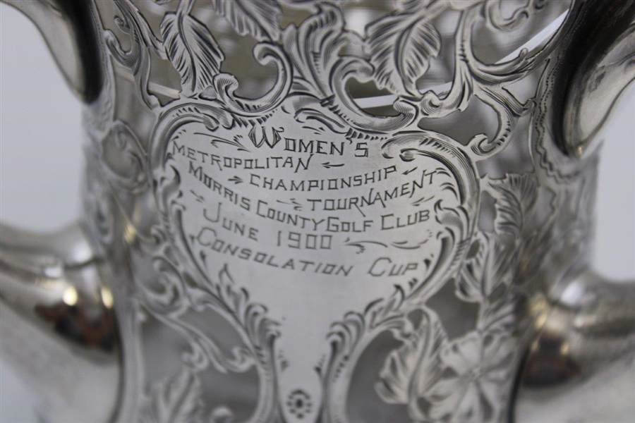 1900 Metropolitan Golf Assn. Champ. Women’s Morris County Golf Club Sterling Silver Trophy