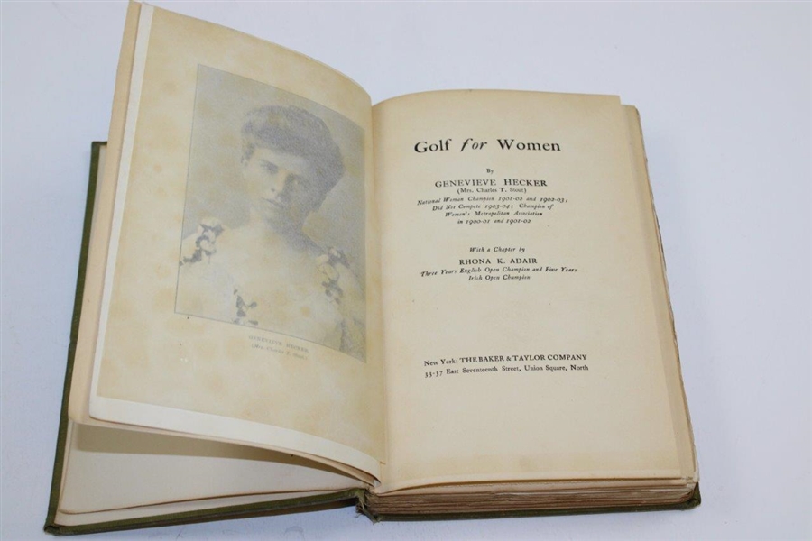 1904 'Golf for Women' Book by Genevieve Hecker