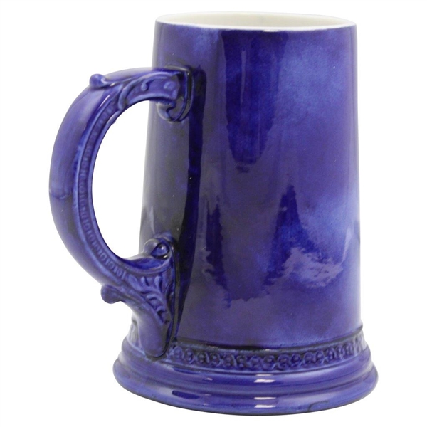 Circa 1889-1895 Ceramic Art Company Hand Painted Blue Stein 