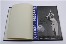 Byron Nelson Signed 1939 US Open at Philadelphia CC Program w/'Winner 1939' JSA ALOA