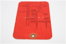 Doug Ford Signed 1957 Masters Tournament Fourth Round Sunday Ticket #4465 JSA ALOA