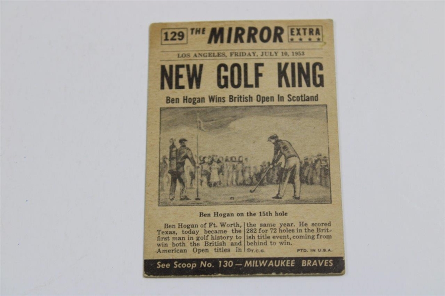 Ben Hogan The Mirror New Golf King Card