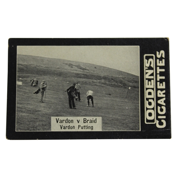 Vardon Vs Braid Ogdens Cigarette Card