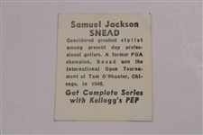 1998 Sam Snead Kellogg Picture Card