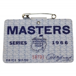 1966 Masters Tournament Series Badge #18731 - Jack Nicklaus Winner