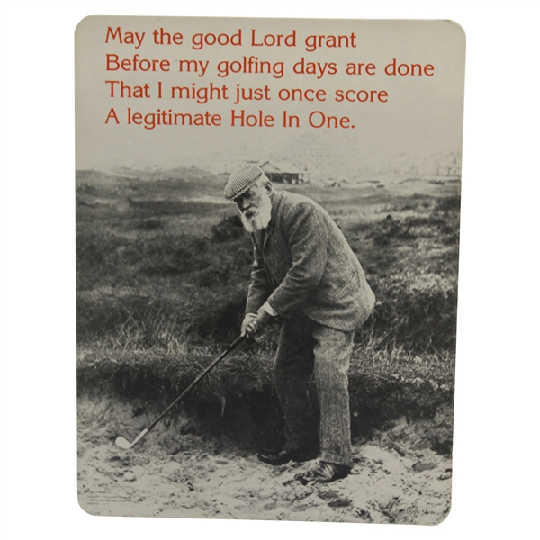 Old Tom Morris Stand Up Store Display By Culver Pictures Inc. Photo Service