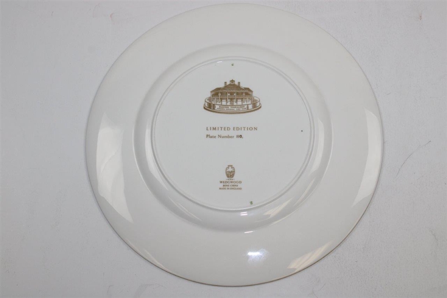 Augusta National Clubhouse Wedgwood Bone China Ltd Ed Plate #110 - Gifted to Bobby Jones' Son Robert Tyre III