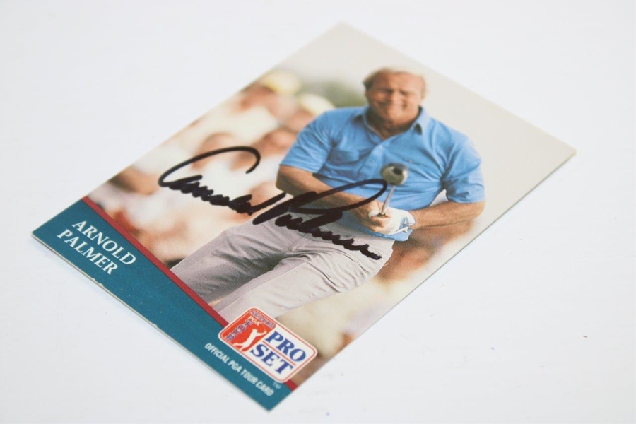 Arnold Palmer Signed Pro Set Card JSA ALOA