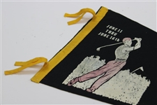 1962 US Open at Oakmont Country Club Pennant - Jack Nicklaus First Win - Rare Black