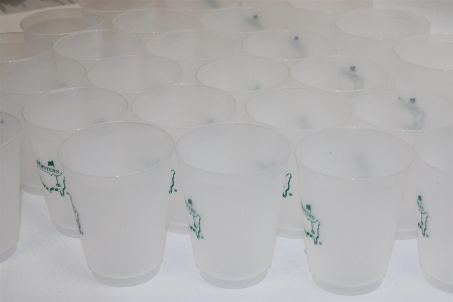 Thirty-One (31) Masters Tournament Plastic Drinking Cups 