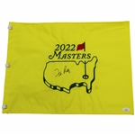 Fred Ridley Signed 2022 Masters Embroidered Flag JSA #VV89780
