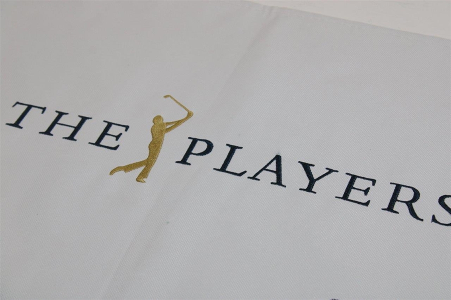 Rory McIlroy Signed 2019 Players Championship Embroidered Flag JSA ALOA
