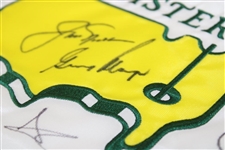 Jack Nicklaus, Gary Player & 15 other Champs Signed Masters Garden Flag JSA ALOA