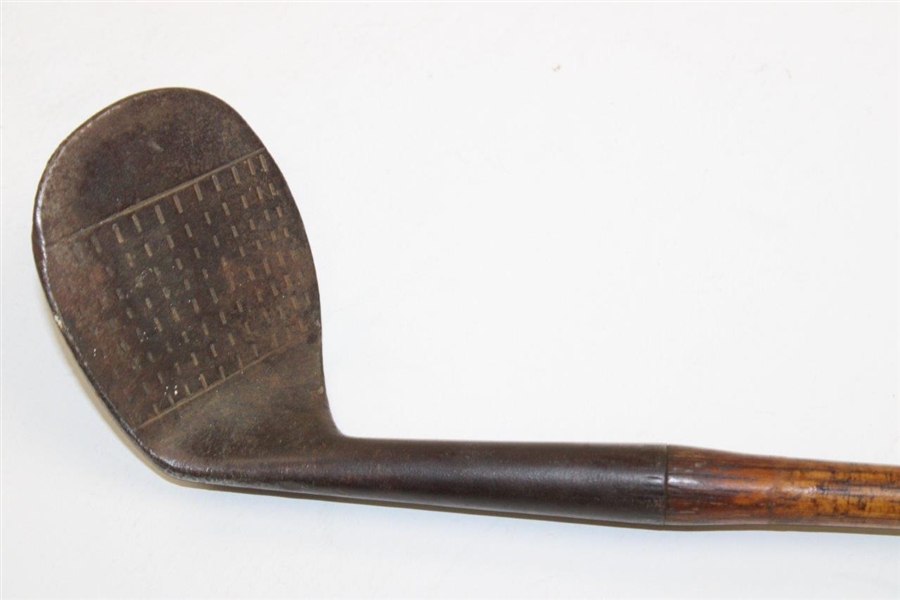 Vintage Brae Burn Winchester Warranted Line Faced Hand Forged Niblick