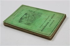 1865 'Black's Guide to Edinburgh' 1st Edition by Adam & Charles Black - Bruntsfield Links & Rules Content 