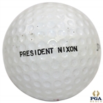 President Richard Nixons Personal Spalding 90 Black Dot 3 Golf Ball
