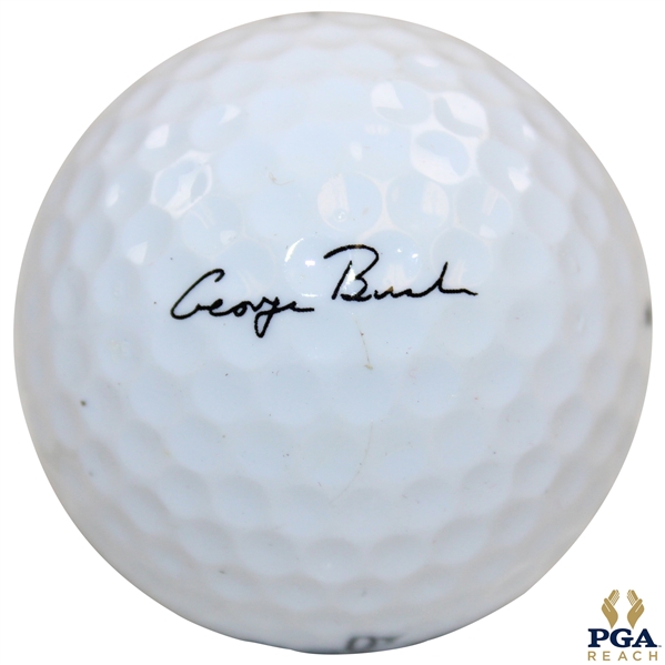 President George H.W. Bush Personal Titleist Presidential Seal Golf Ball