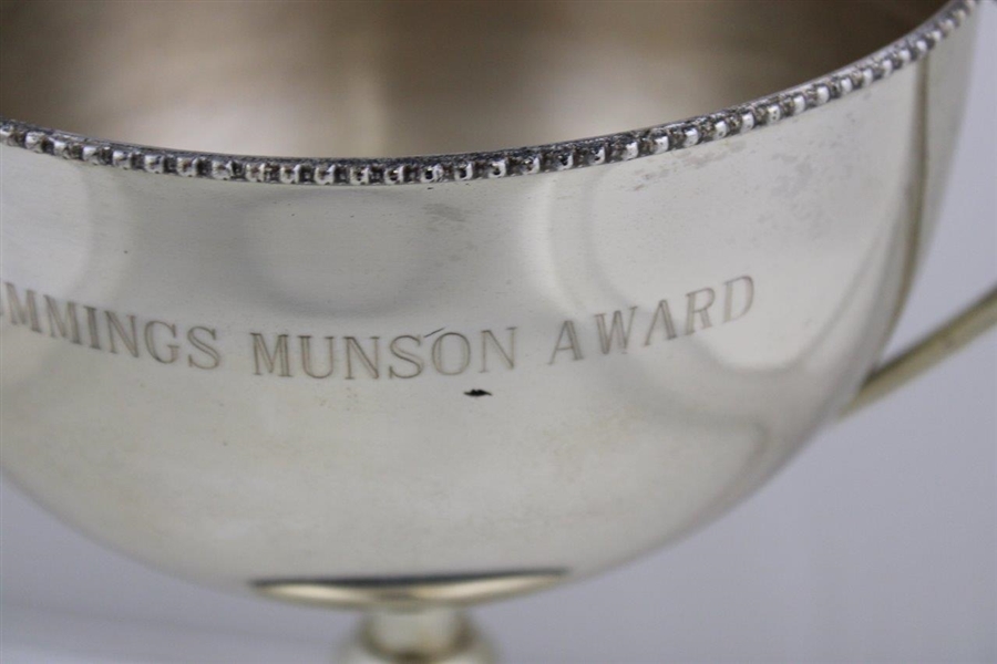 Edith Cummings Munson Award Trophy Presented to Elsabe Hefer in 1989