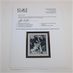 Chi-Chi Rodriguez's Personal Ivan Rodriguez MLB Signed Photo Framed JSA ALOA