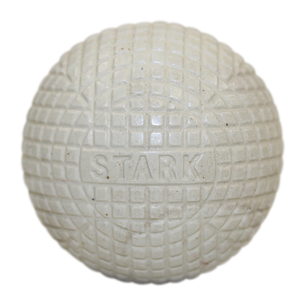 Circa 1890's Stark Molded Gutty Golf Ball