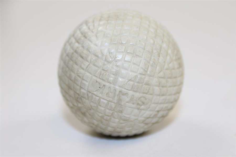 Circa 1890's Stark Molded Gutty Golf Ball
