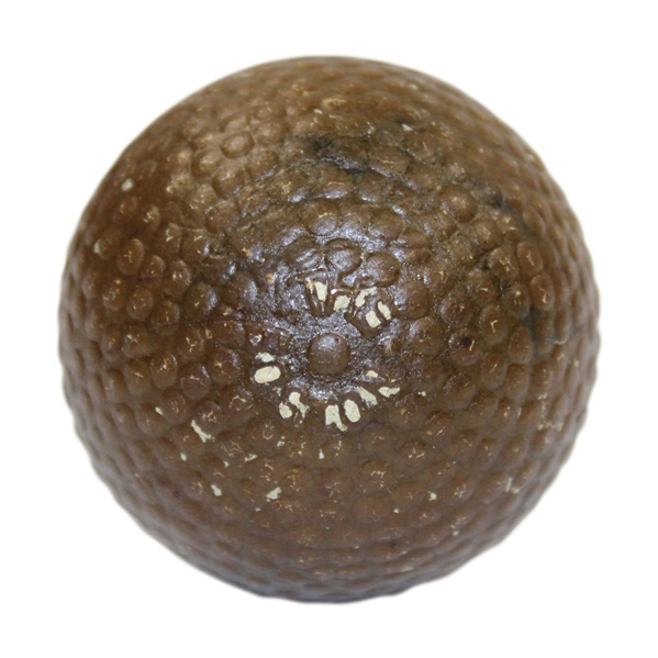Circa 1900-1905 The Boston Small Size Bramble Pattern Golf Ball