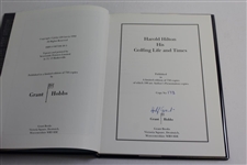 Harold Hilton: His Golfing Life and Times' 1992 Ltd Ed #173/750 Book by John LB Garcia