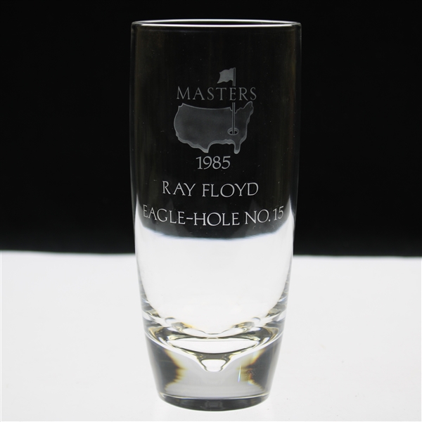 Ray Floyd's 1985 Masters Tournament Hole No. 15 Steuben Crystal Eagle Glass