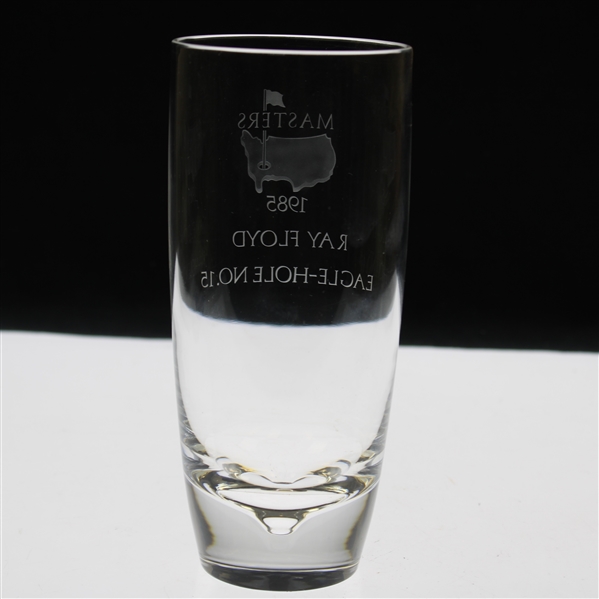 Ray Floyd's 1985 Masters Tournament Hole No. 15 Steuben Crystal Eagle Glass