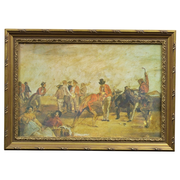 'The Match' Reproduction Print - Framed