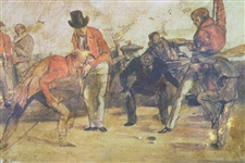 'The Match' Reproduction Print - Framed