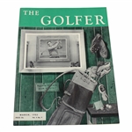 1953 The Golfer Magazine with Bobby Joners Stephens USGA Painting Cover Decpiction - March