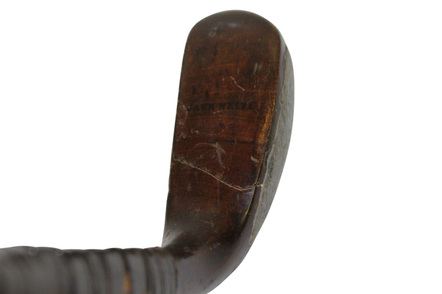 Jack White Long Nose Putter Stamped Jack White w/ Leather Grip