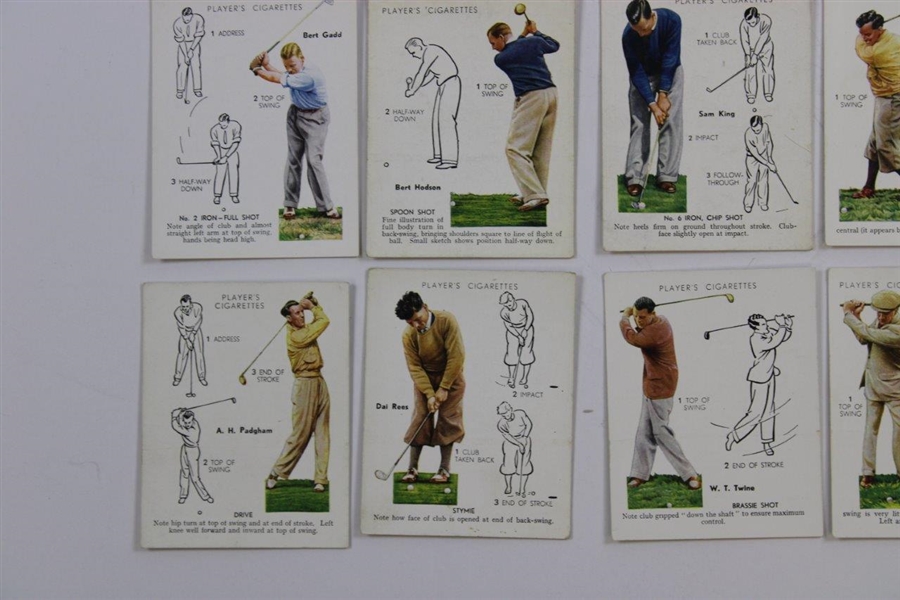 Circa 1939 Full Set of Players 'Golf' Cigarette Cards