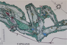 Capilano G&CC (Canada) J.P. Izatt Visual Survey Map - Framed