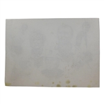 Gary Player Signed Original Big 3/Seve/Trevino/Norman/Watson Pencil Sketch by Artist Cayle V.R JSA ALOA