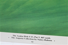 Gary Player Signed Augusta National Hole 13 Ltd Ed 271/5000 Nancy Raborn Print JSA ALOA