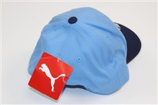 Rickie Fowler Signed Lt Blue PUMA Hat - Unused with Tags JSA ALOA