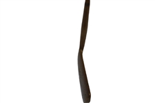W.E. Carness 33 Brass Putter with Unique Wood Grip