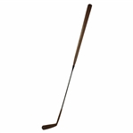 W.E. Carness 33 Brass Putter with Unique Wood Grip