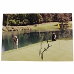 Tiger Woods Signed Original 1997 Masters Augusta Practice Rd Chipping Photo - April 8th JSA ALOA