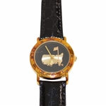 Circa 1980's Masters Gold/Copper Tone Watch with Warranty Paperwork in Case