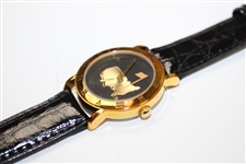 Circa 1980's Masters Gold/Copper Tone Watch with Warranty Paperwork in Case