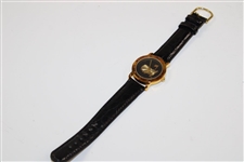 Circa 1980's Masters Gold/Copper Tone Watch with Warranty Paperwork in Case